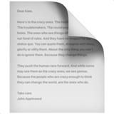 Аркуш з написанням вгору емоджі