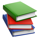 Стопка книг емоджі